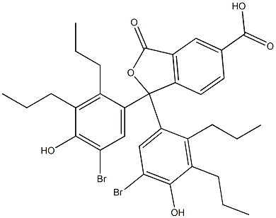 1,1-Bis(5-bromo-4-hydroxy-2,3-dipropylphenyl)-1,3-dihydro-3-oxoisobenzofuran-5-carboxylic acid