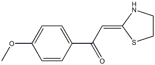 2-[(E)-4-Methoxyphenacylidene]thiazolidine
