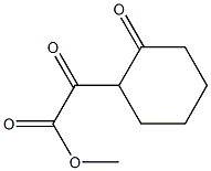 2-(2-オキソシクロヘキシル)-2-オキソ酢酸メチル 化学構造式