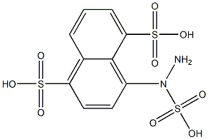4-(2-Sulfohydrazino)-1,5-naphthalenedisulfonic acid