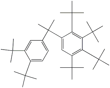 2-(2,3,4,5-Tetra-tert-butylphenyl)-2-(3,4-di-tert-butylphenyl)propane