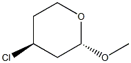 (2S,4S)-2-Methoxy-4-chloro-3,4,5,6-tetrahydro-2H-pyran