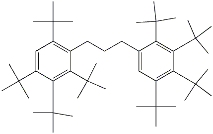 1-(2,3,4,5-Tetra-tert-butylphenyl)-3-(2,3,4,6-tetra-tert-butylphenyl)propane