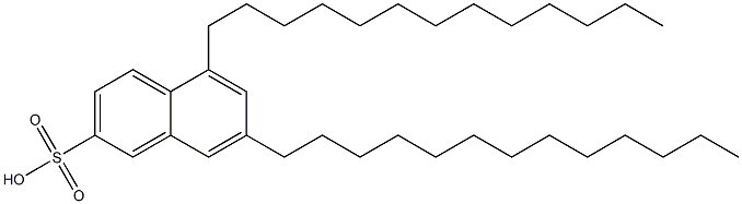 5,7-Ditridecyl-2-naphthalenesulfonic acid