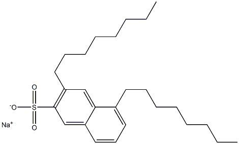 3,5-Dioctyl-2-naphthalenesulfonic acid sodium salt