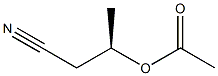Acetic acid (R)-1-(cyanomethyl)ethyl ester 结构式