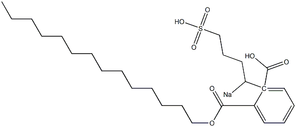 Phthalic acid 1-tetradecyl 2-(1-sodiosulfobutyl) ester
