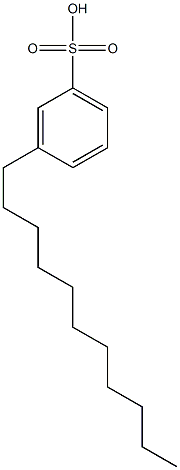 3-ウンデシルベンゼンスルホン酸 化学構造式