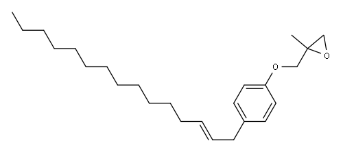 4-(2-Pentadecenyl)phenyl 2-methylglycidyl ether
