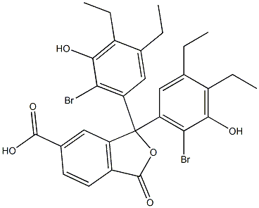 1,1-Bis(6-bromo-3,4-diethyl-5-hydroxyphenyl)-1,3-dihydro-3-oxoisobenzofuran-6-carboxylic acid