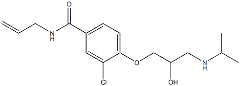 1-[4-[(2-Propenyl)carbamoyl]-2-chlorophenoxy]-3-[isopropylamino]-2-propanol