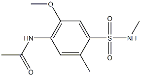 4-Acetylamino-2,N-dimethyl-5-methoxybenzenesulfonamide