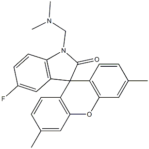 5-Fluoro-3',6'-dimethyl-1-(N,N-dimethylaminomethyl)spiro[3H-indole-3,9'-[9H]xanthen]-2(1H)-one