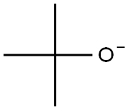 1,1-ジメチルエタン-1-オラート 化学構造式