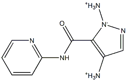 4-Diazonio-5-[[2-pyridinylamino]carbonyl]-1H-pyrazol-1-ide