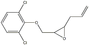 2,6-Dichlorophenyl 3-allylglycidyl ether Structure