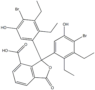1,1-Bis(4-bromo-2,3-diethyl-5-hydroxyphenyl)-1,3-dihydro-3-oxoisobenzofuran-7-carboxylic acid