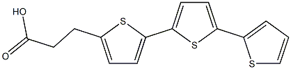 2,2':5',2''-テルチオフェン-5-プロピオン酸 化学構造式