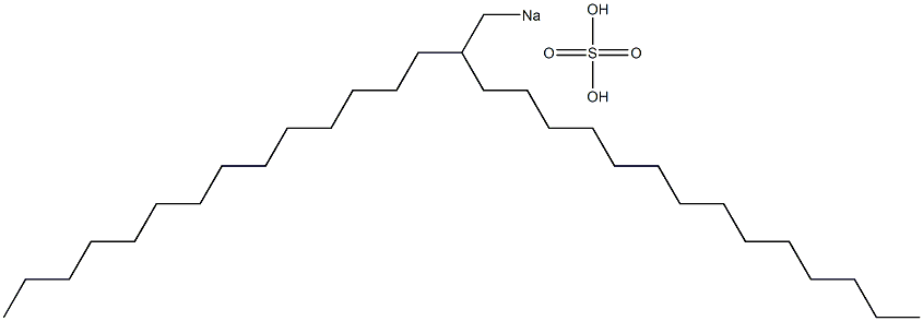 Sulfuric acid 2-tetradecylhexadecyl=sodium salt