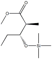 (2S,3R)-2-Methyl-3-trimethylsiloxypentanoic acid methyl ester