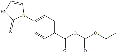 [[4-(2-Thioxo-4-imidazolin-1-yl)benzoyl]oxy]formic acid ethyl ester