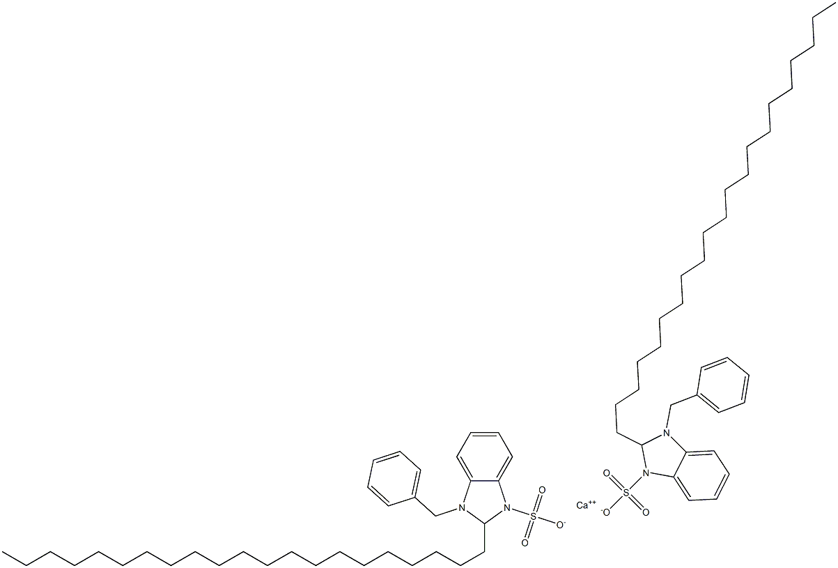 Bis(1-benzyl-2,3-dihydro-2-henicosyl-1H-benzimidazole-3-sulfonic acid)calcium salt