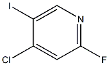Pyridine, 2-fluloro-4-chloro-5-iodo- Structure