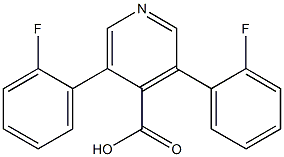 3,5-Bis(2-fluorophenyl)isonicotinic acid