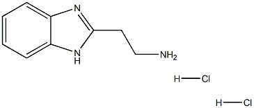 2-(2-氨乙基)苯并咪唑二盐酸盐 结构式