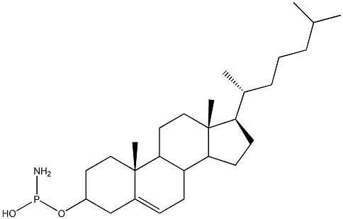 胆固醇亚磷酰胺, , 结构式