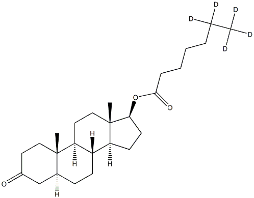 5a-Androstan-17b-ol-3-one Heptanoate-6,6,7,7,7-d5