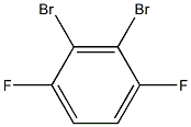 1,4-二氟-2,3-二溴苯, , 结构式