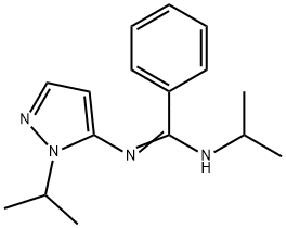N-(1-甲基乙基)-N'-[1-(1-甲基乙基)-1H-吡唑-5-基]苯甲酰亚胺 结构式