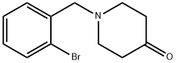 1-(2-bromobenzyl)piperidin-4-one Structure