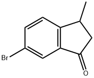 6-bromo-3-methyl-2,3-dihydro-1H-inden-1-one Structure