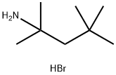2,4,4-三甲基戊-2-胺氢溴酸盐 结构式