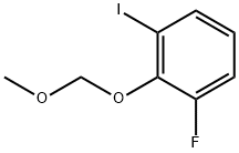 2-氟-6-碘甲氧基甲氧基苯 结构式