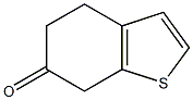 4,5,6,7-tetrahydro-1-benzothiophen-6-one 结构式
