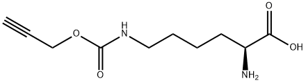 (2S)-2-amino-6-{[(prop-2-yn-1-yloxy)carbonyl]amino}hexanoic acid Structure