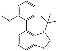3-(tert-butyl)-4-(2-methoxyphenyl)-2,3-dihydrobenzo[d][1,3]oxaphosphole Struktur