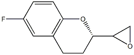 (2S)-6-fluoro-2-(oxiran-2-yl)chromane Structure