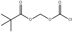 2,2-dimethyl-propanoyloxymethyl carbonochloridate 结构式