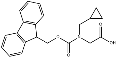 2-[(cyclopropylmethyl)[(9H-fluoren-9-ylmethoxy)carbonyl]amino]acetic acid