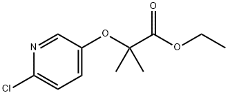 Ethyl 2-(6-chloropyridin-3-yloxy)-2-methylpropanoate Structure