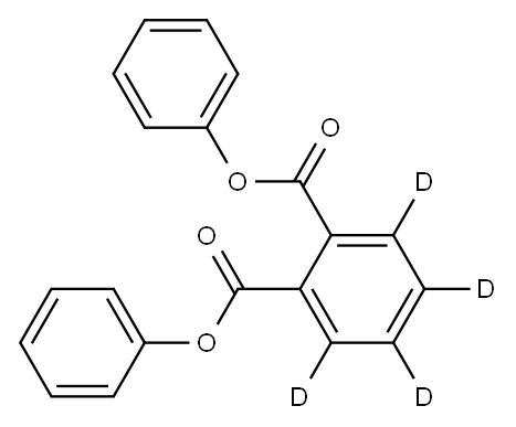 Diphenyl Phthalate-3,4,5,6-d4 结构式