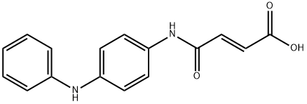 (E)-4-(4-anilinoanilino)-4-oxo-2-butenoic acid Struktur