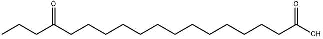 15-オキソオクタデカン酸 化学構造式