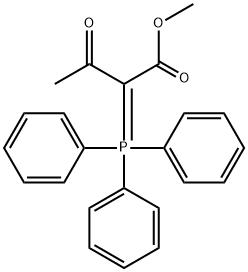 Butanoic acid, 3-oxo-2-(triphenylphosphoranylidene)-, methyl ester Struktur