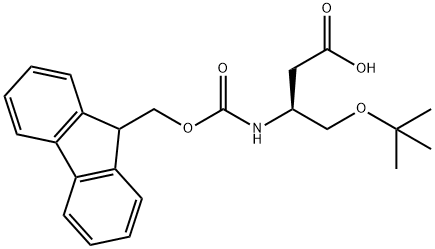 Fmoc-(S)-3-amino-4-(tert-butoxy)butanoicacid Structure
