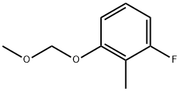 3-氟-1-(甲氧基甲氧基)-2-甲基苯 结构式